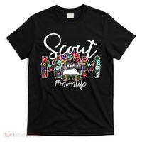 Scouting Scout Mom Life Messy Bun Hair T-Shirt thumb 0