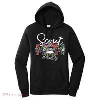Scouting Scout Mom Life Messy Bun Hair Women's Hoodie thumb 0