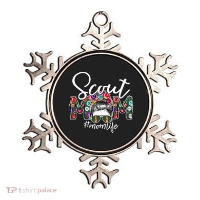 Scouting Scout Mom Life Messy Bun Hair Ornament