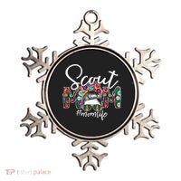 Scouting Scout Mom Life Messy Bun Hair Ornament thumb 0