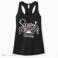 Scouting Scout Mom Life Messy Bun Hair Women's Tank Top thumb 0