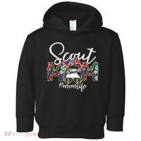 Scouting Scout Mom Life Messy Bun Hair Toddler Hoodie thumb 0