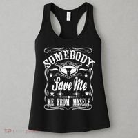 Somebody Save Me From Myself Country Music Women's Tank Top thumb 3