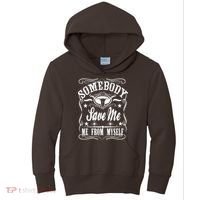 Somebody Save Me From Myself Country Music Kids Hoodie thumb 0