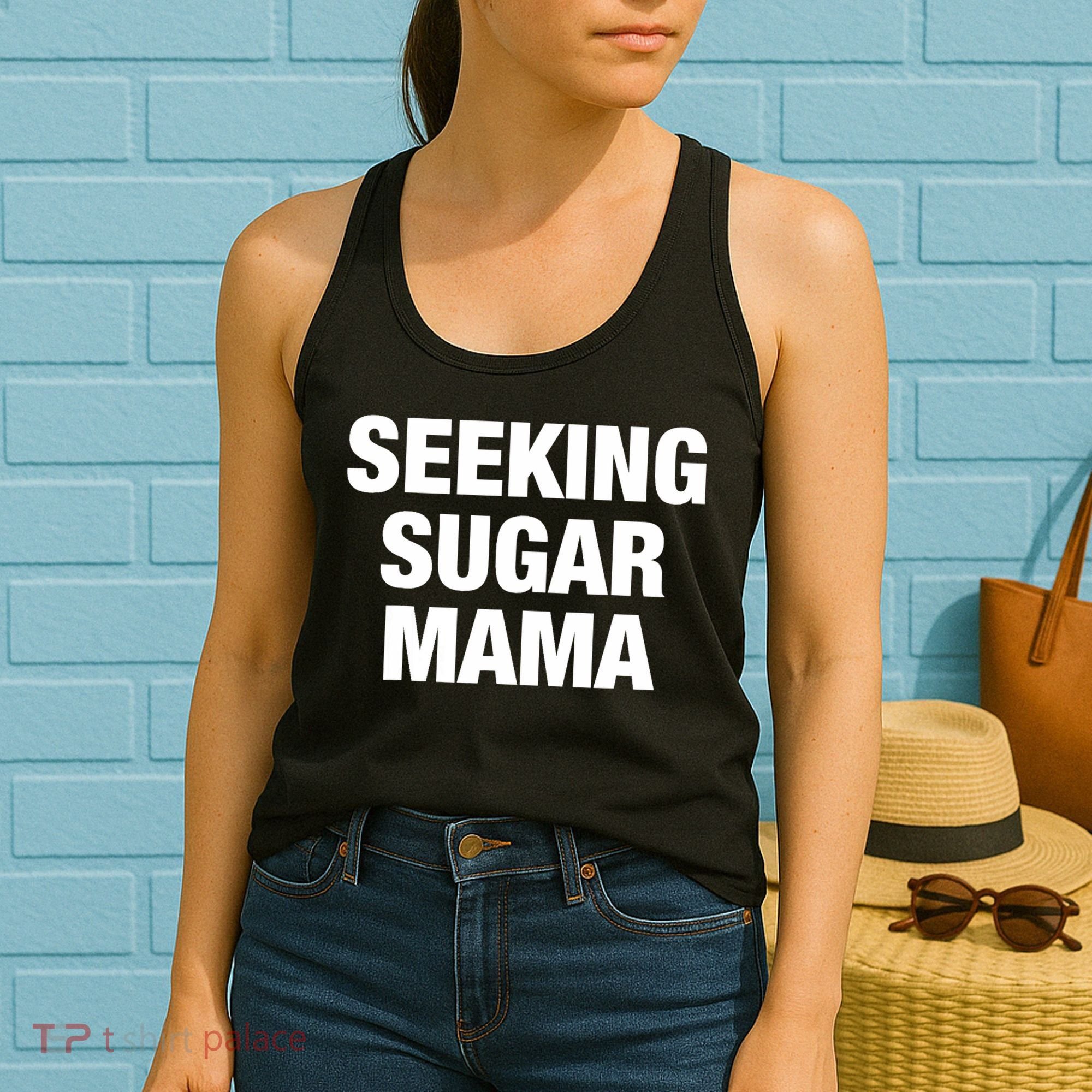 Seeking Sugar Mama Mother's Day Funny Women's Tank Top