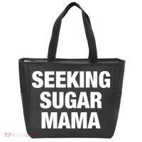 Seeking Sugar Mama Mother's Day Funny Tote Bag thumb 0