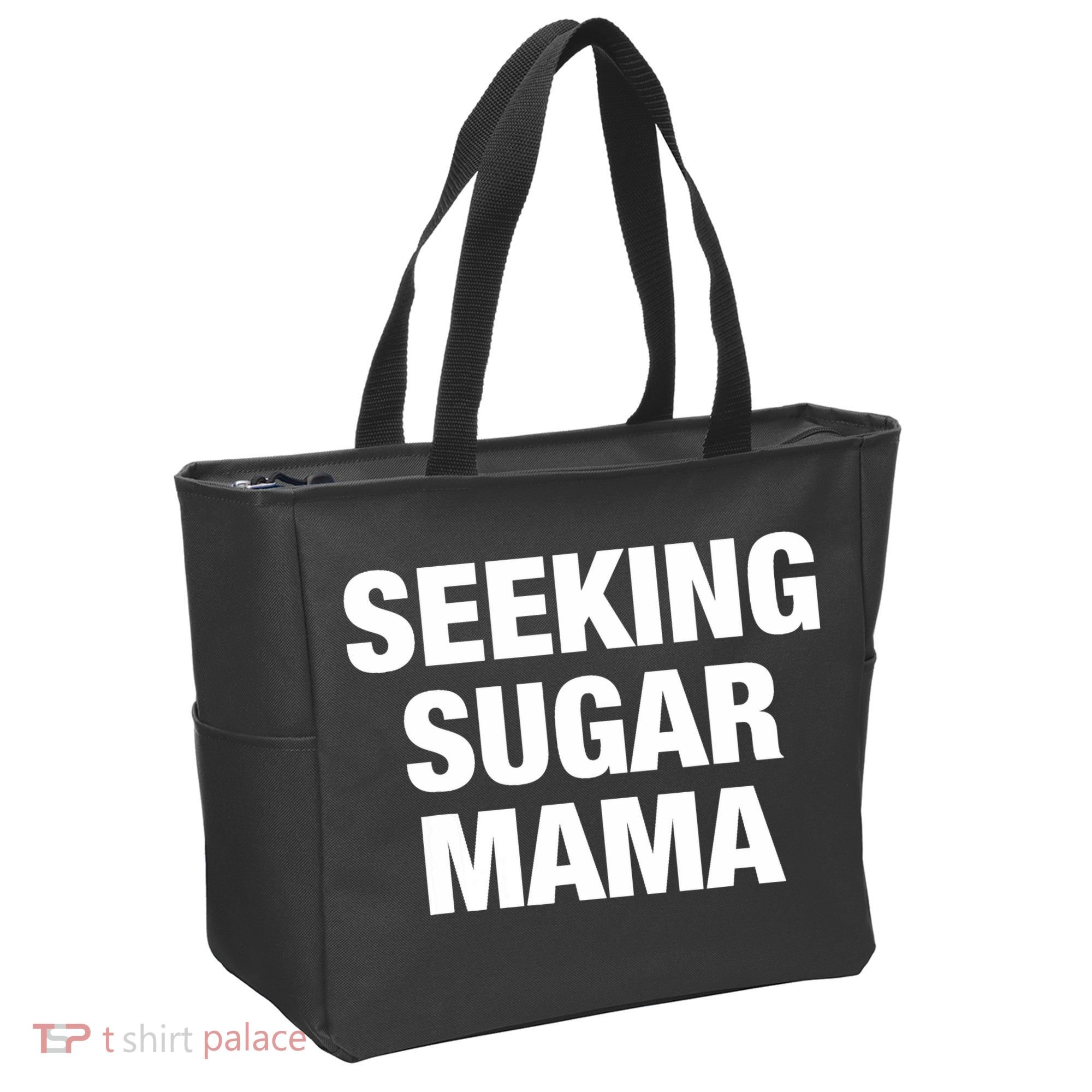Seeking Sugar Mama Mother's Day Funny Tote Bag