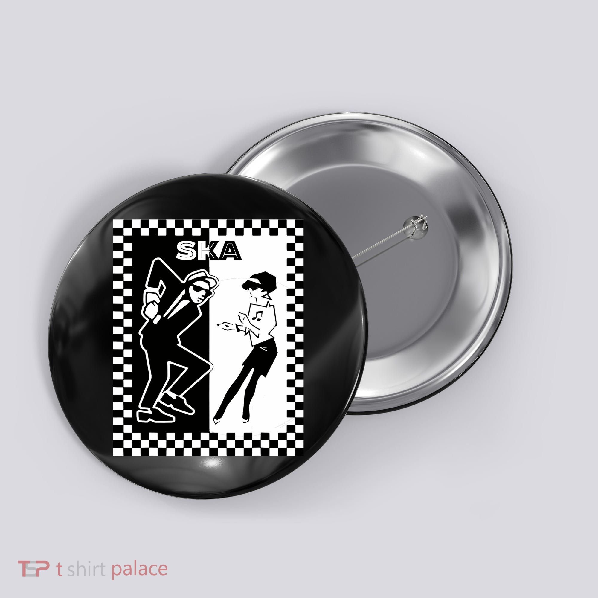 Ska Ska Music Clothing Ska Reggae Button