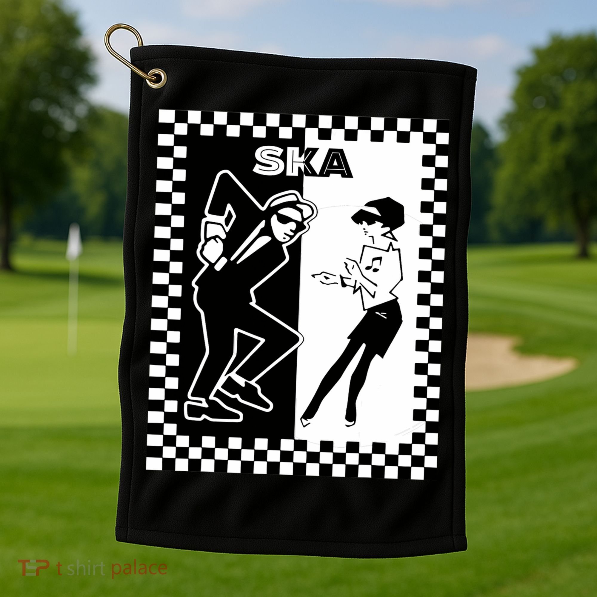 Ska Ska Music Clothing Ska Reggae Golf Towel