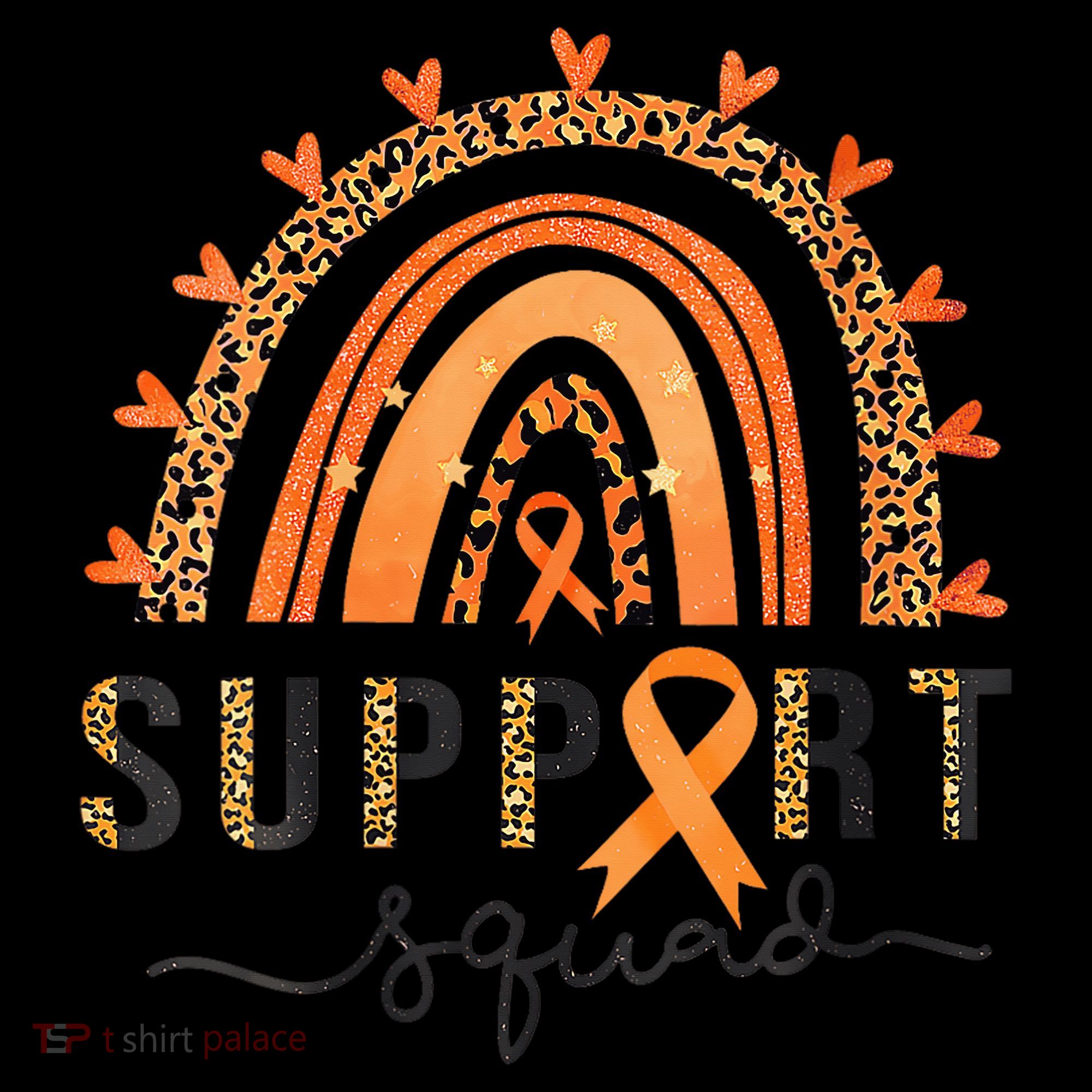 Support Squad Multiple Sclerosis Awareness Leopard Orange Tote Bag