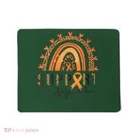 Support Squad Multiple Sclerosis Awareness Leopard Orange Mousepad thumb 0