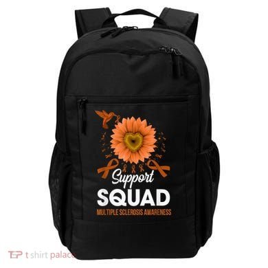 Support Squad Multiple Sclerosis Awareness Sunflower Backpack