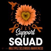 Support Squad Multiple Sclerosis Awareness Sunflower Backpack thumb 2
