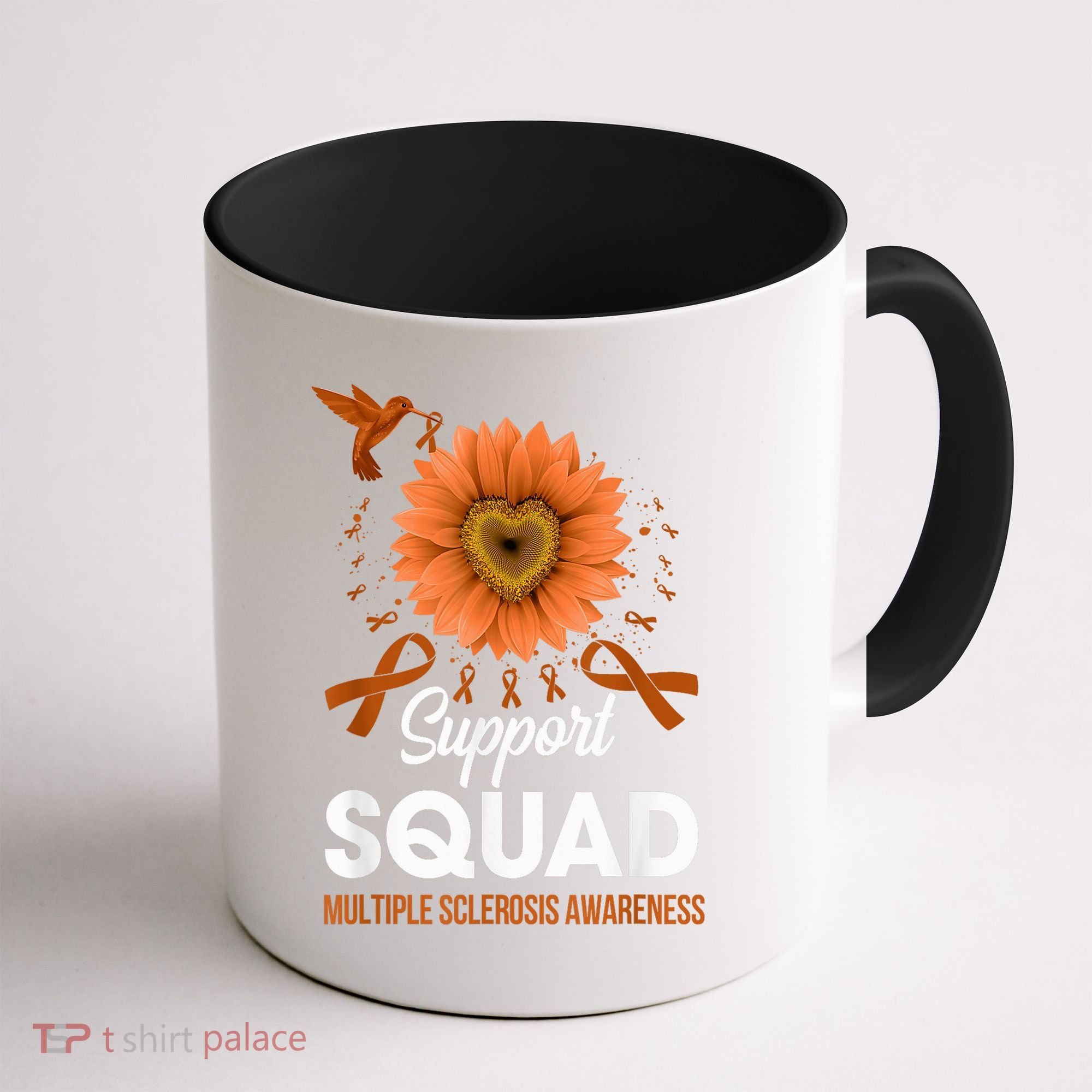 Support Squad Multiple Sclerosis Awareness Sunflower Coffee Mug