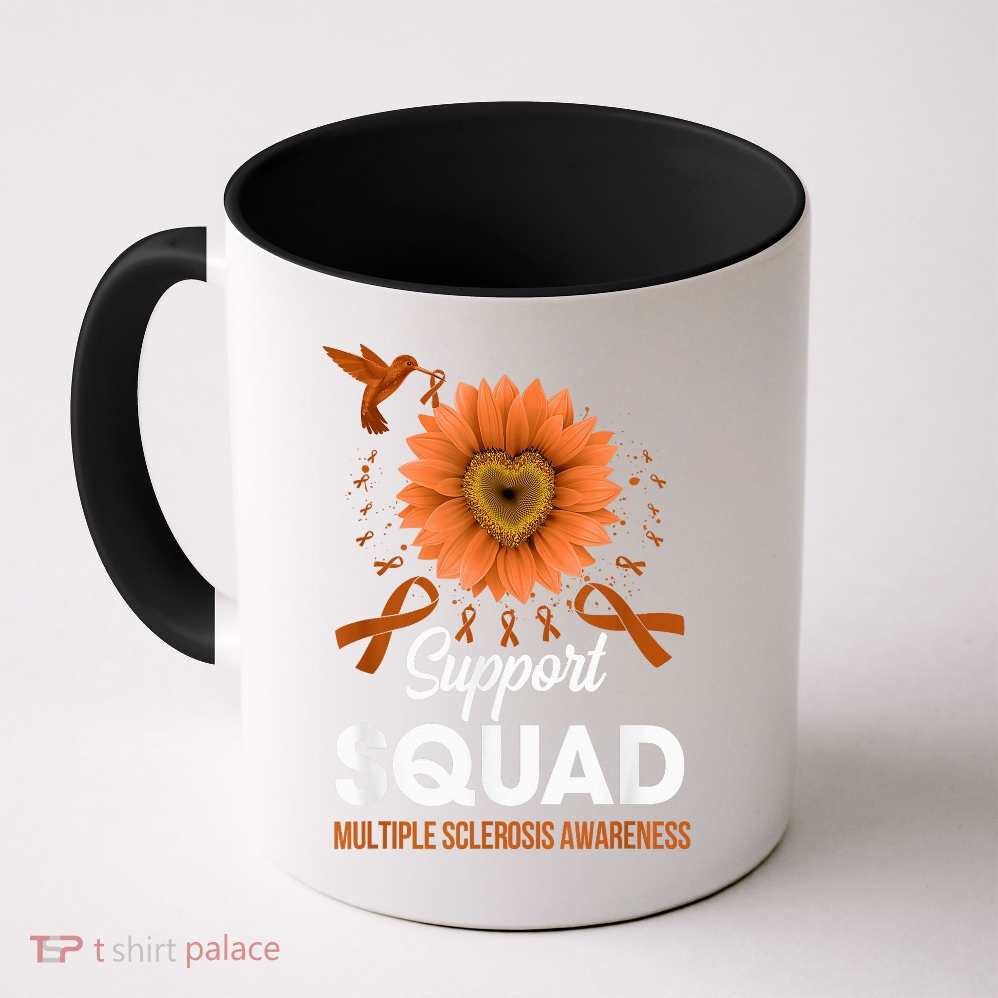 Support Squad Multiple Sclerosis Awareness Sunflower Coffee Mug