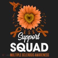 Support Squad Multiple Sclerosis Awareness Sunflower Tumbler thumb 3