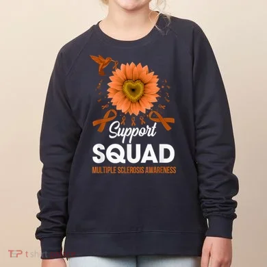 Support Squad Multiple Sclerosis Awareness Sunflower Women's Sweatshirt