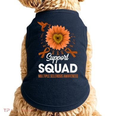 Support Squad Multiple Sclerosis Awareness Sunflower Doggie Tank