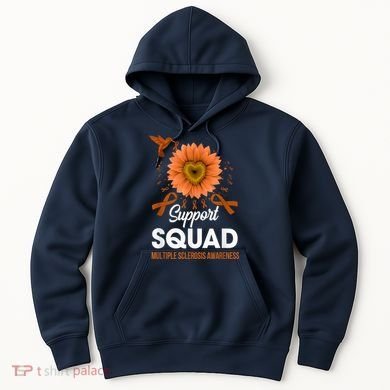 Support Squad Multiple Sclerosis Awareness Sunflower Hoodie