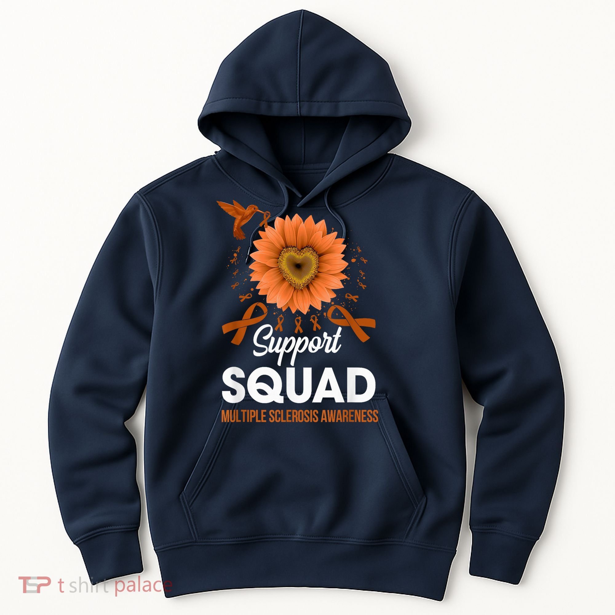 Support Squad Multiple Sclerosis Awareness Sunflower Hoodie