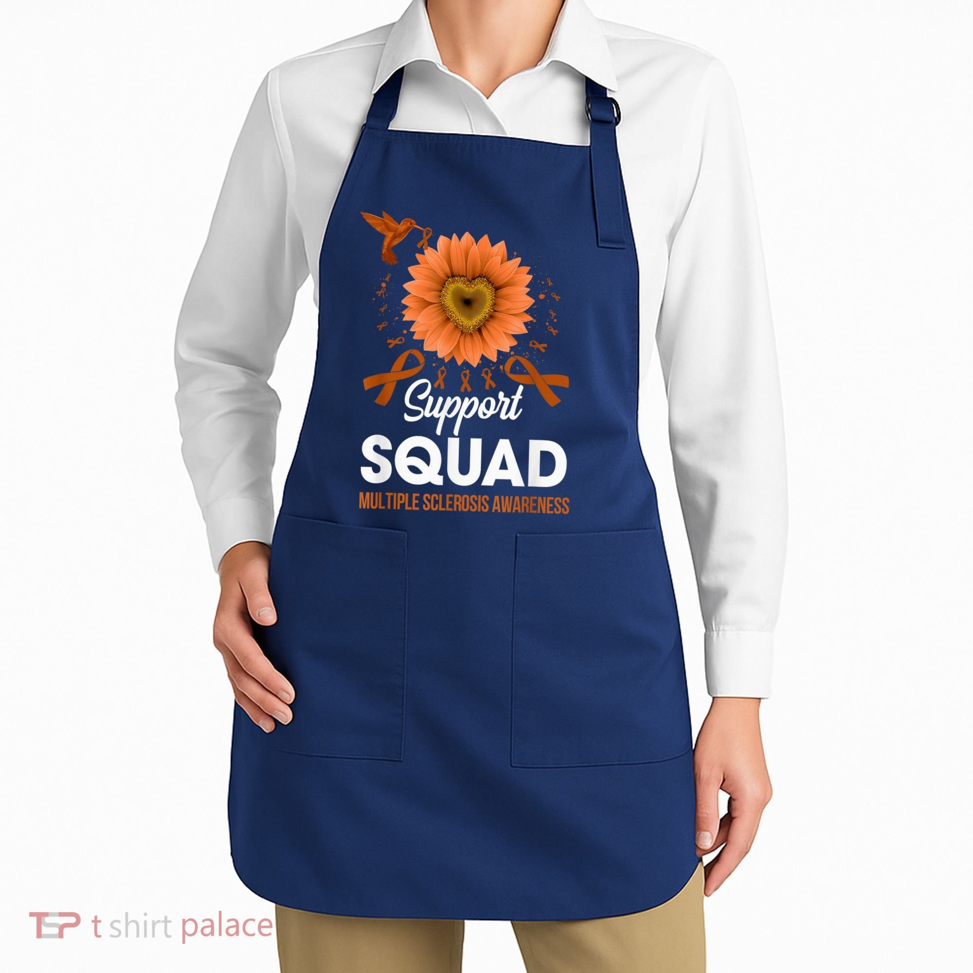 Support Squad Multiple Sclerosis Awareness Sunflower Apron