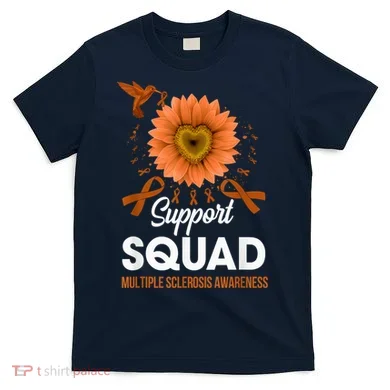 Support Squad Multiple Sclerosis Awareness Sunflower T-Shirt