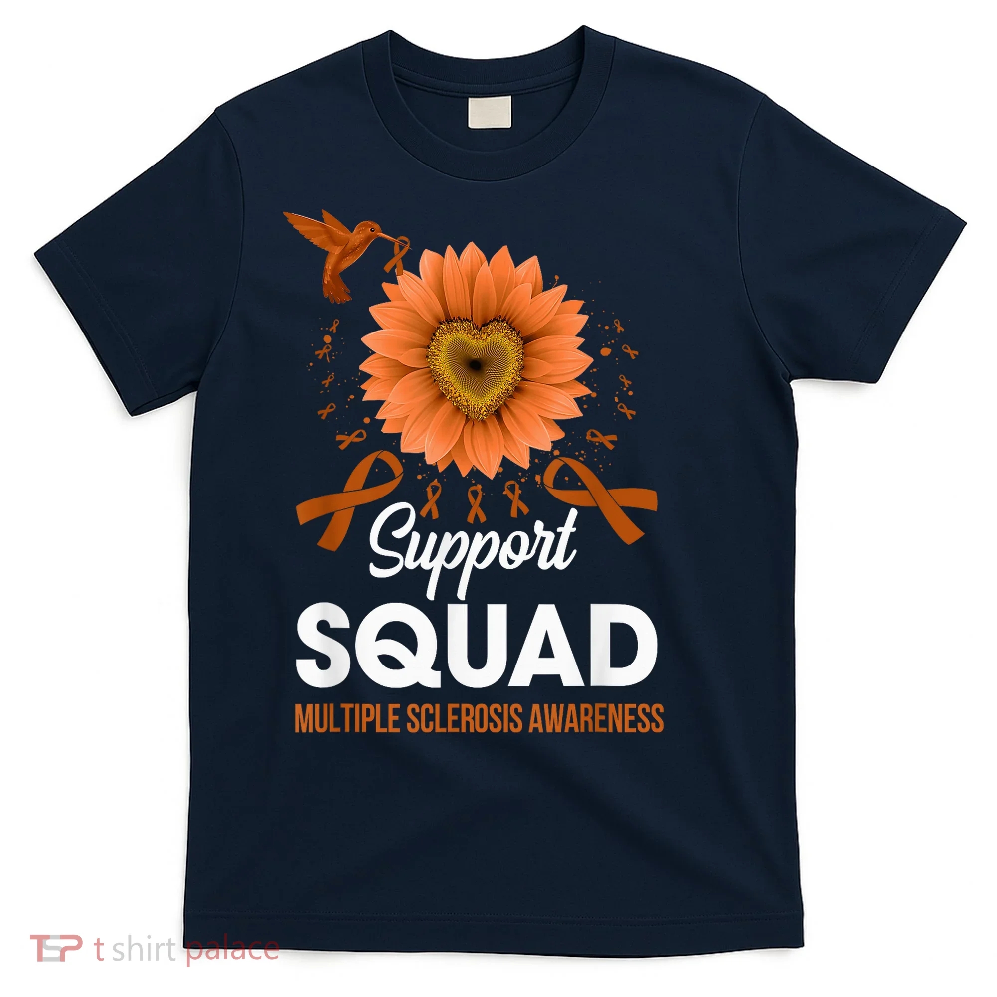 Support Squad Multiple Sclerosis Awareness Sunflower T-Shirt