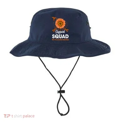 Support Squad Multiple Sclerosis Awareness Sunflower Bucket Hat