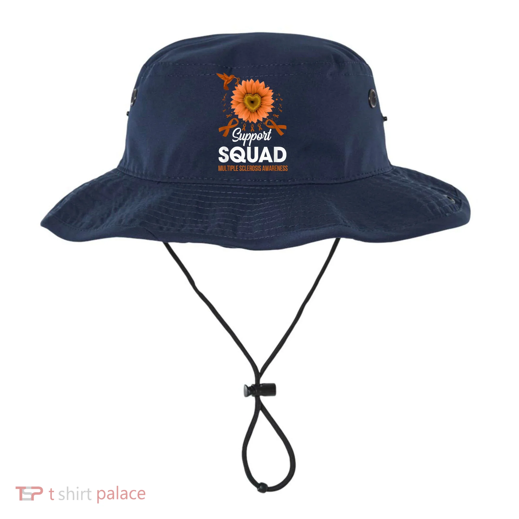 Support Squad Multiple Sclerosis Awareness Sunflower Bucket Hat