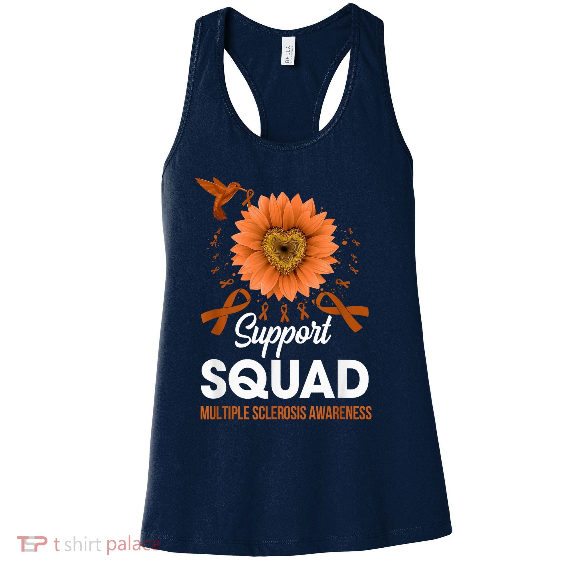 Support Squad Multiple Sclerosis Awareness Sunflower Women's Tank Top