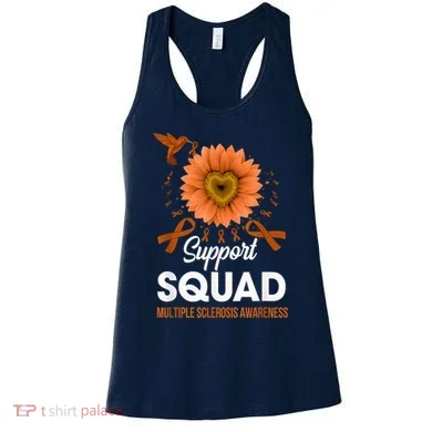 Support Squad Multiple Sclerosis Awareness Sunflower Women's Tank Top