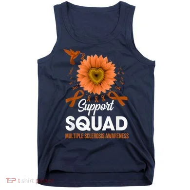 Support Squad Multiple Sclerosis Awareness Sunflower Tank Top