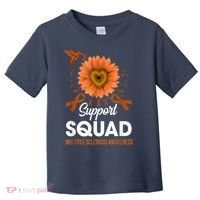 Support Squad Multiple Sclerosis Awareness Sunflower Toddler T-Shirt thumb 0