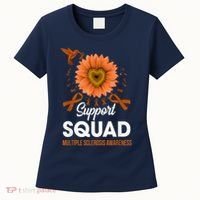 Support Squad Multiple Sclerosis Awareness Sunflower Women's T-Shirt thumb 0
