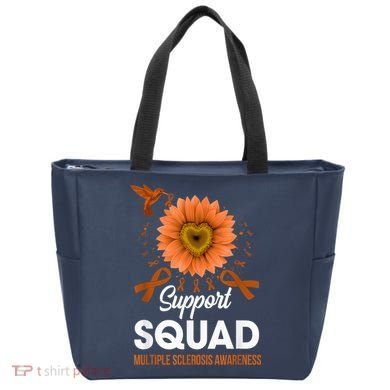 Support Squad Multiple Sclerosis Awareness Sunflower Bag