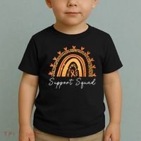 Support Squad Multiple Sclerosis Awareness Survivor Toddler T-Shirt thumb 2