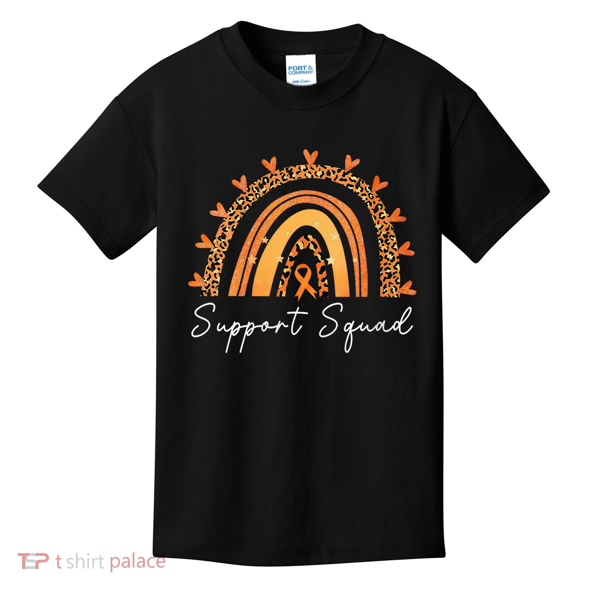 Support Squad Multiple Sclerosis Awareness Survivor Kids T-Shirt