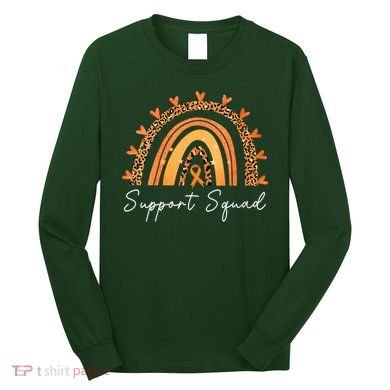 Support Squad Multiple Sclerosis Awareness Survivor Long Sleeve Shirt