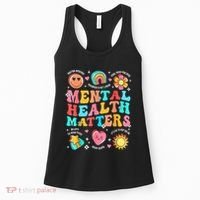 Support Squad Mental Health Awareness Lime Green Women's Tank Top thumb 0