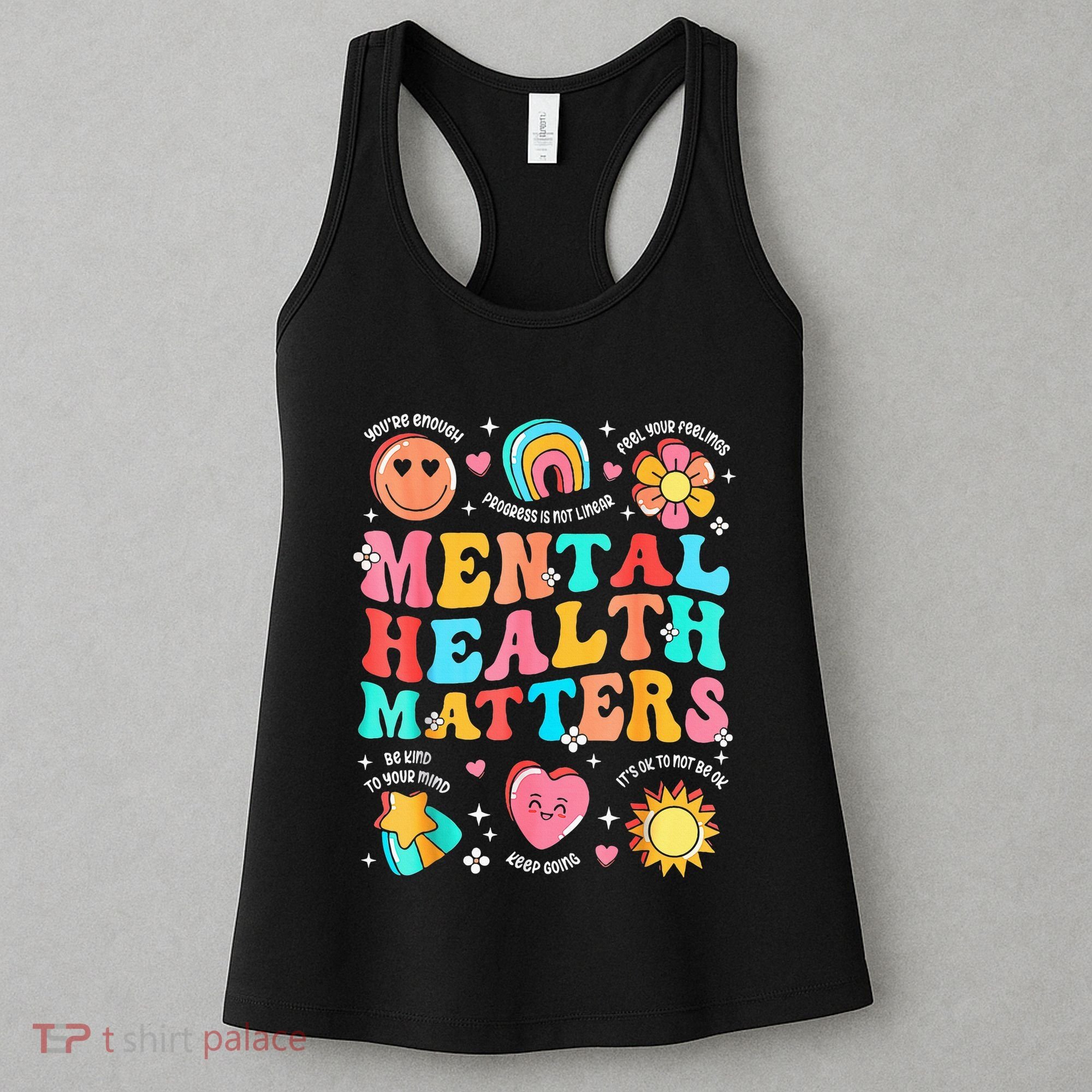 Support Squad Mental Health Awareness Lime Green Women's Tank Top