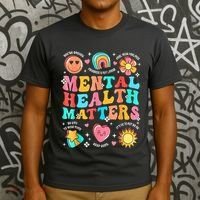 Support Squad Mental Health Awareness Lime Green T-Shirt thumb 3