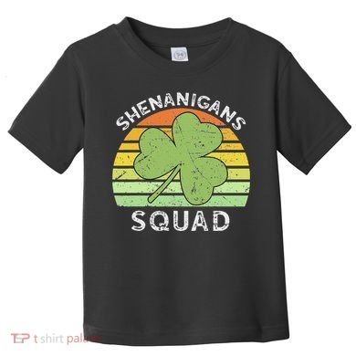 Shenanigans Squad Matching Vintage St Patricks Day Group Fun Toddler T-Shirt