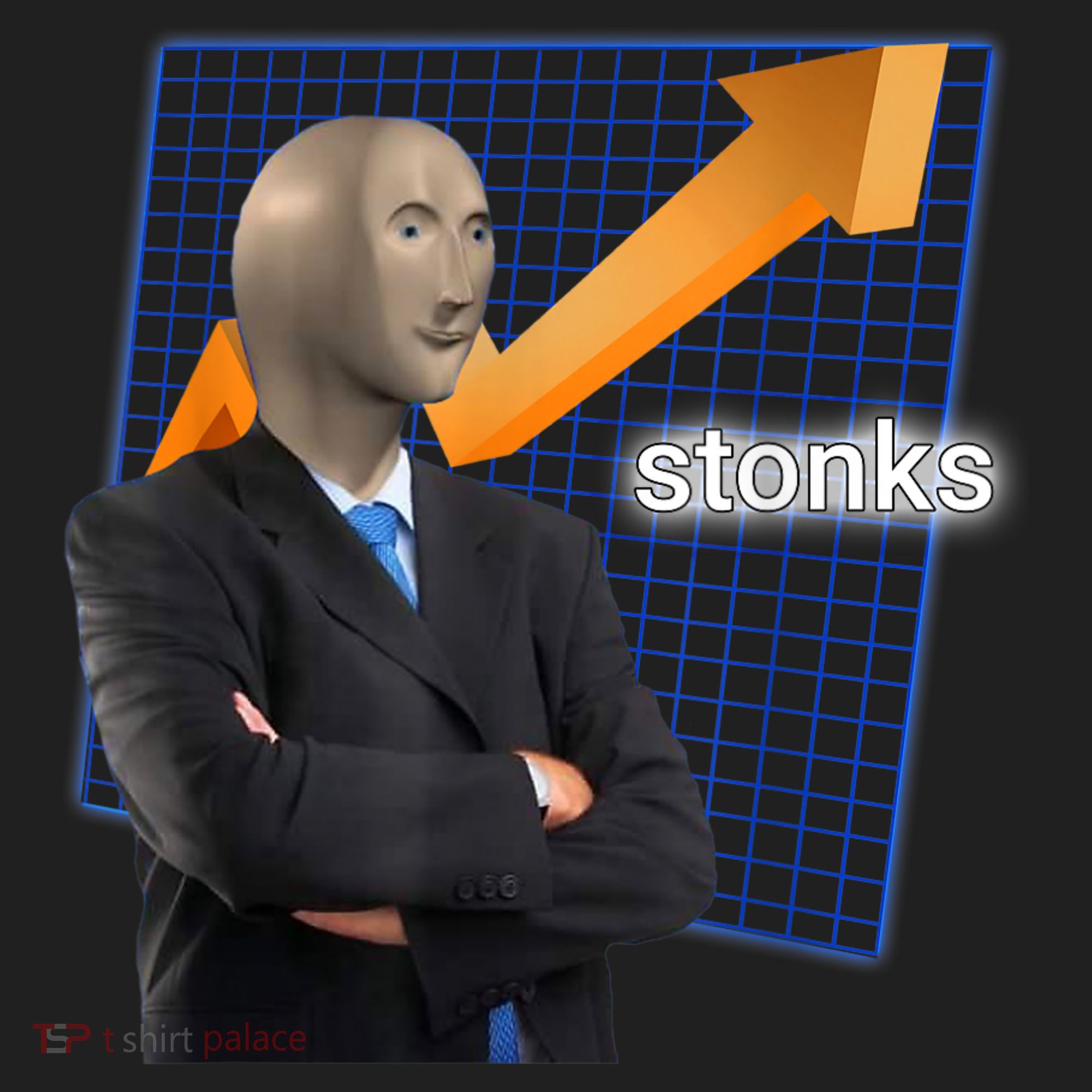 Stonks Surreal Memes Funny Stock Women's Sweatshirt