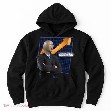 Stonks Surreal Memes Funny Stock Hoodie