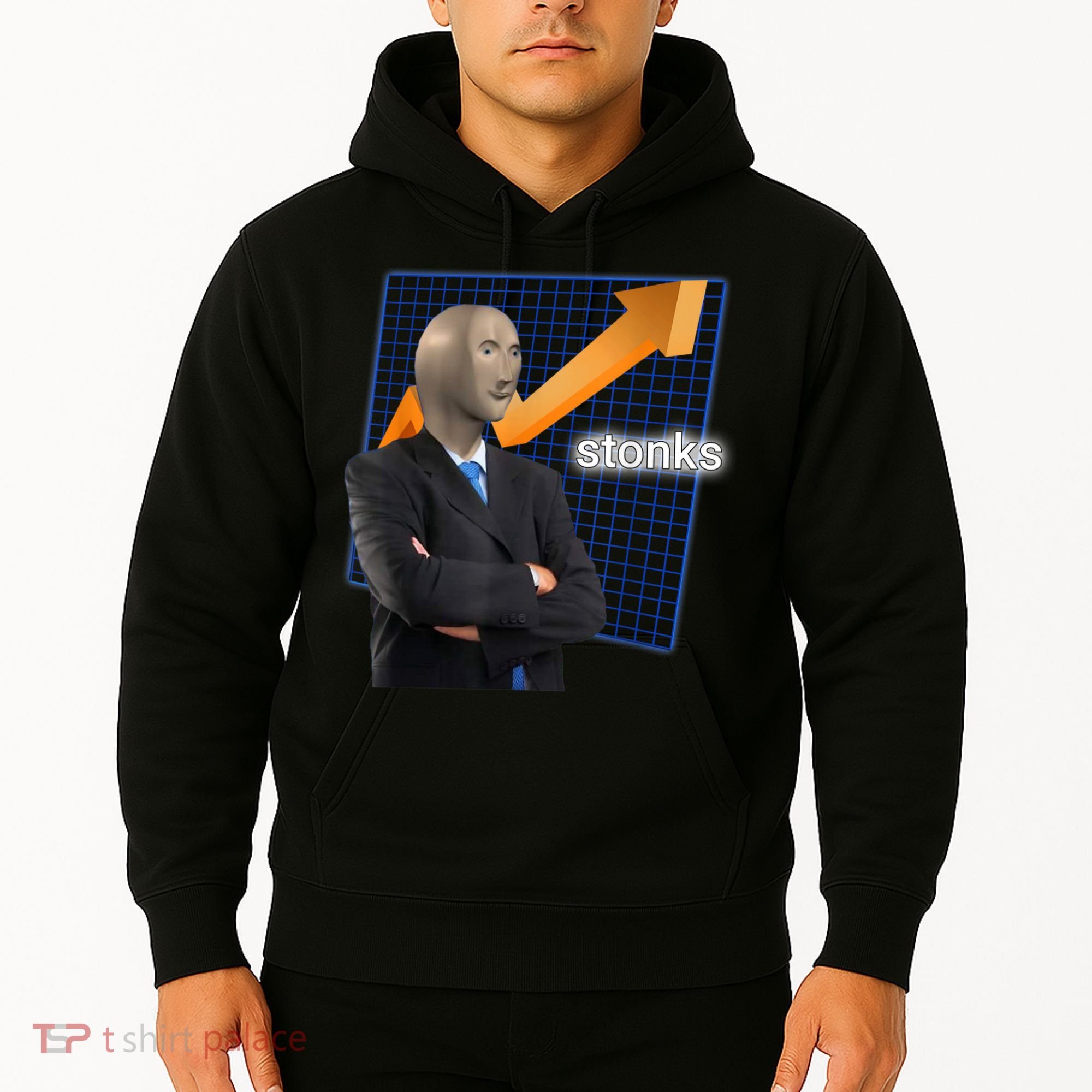 Stonks Surreal Memes Funny Stock Hoodie