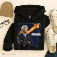Stonks Surreal Memes Funny Stock Hoodie thumb 4