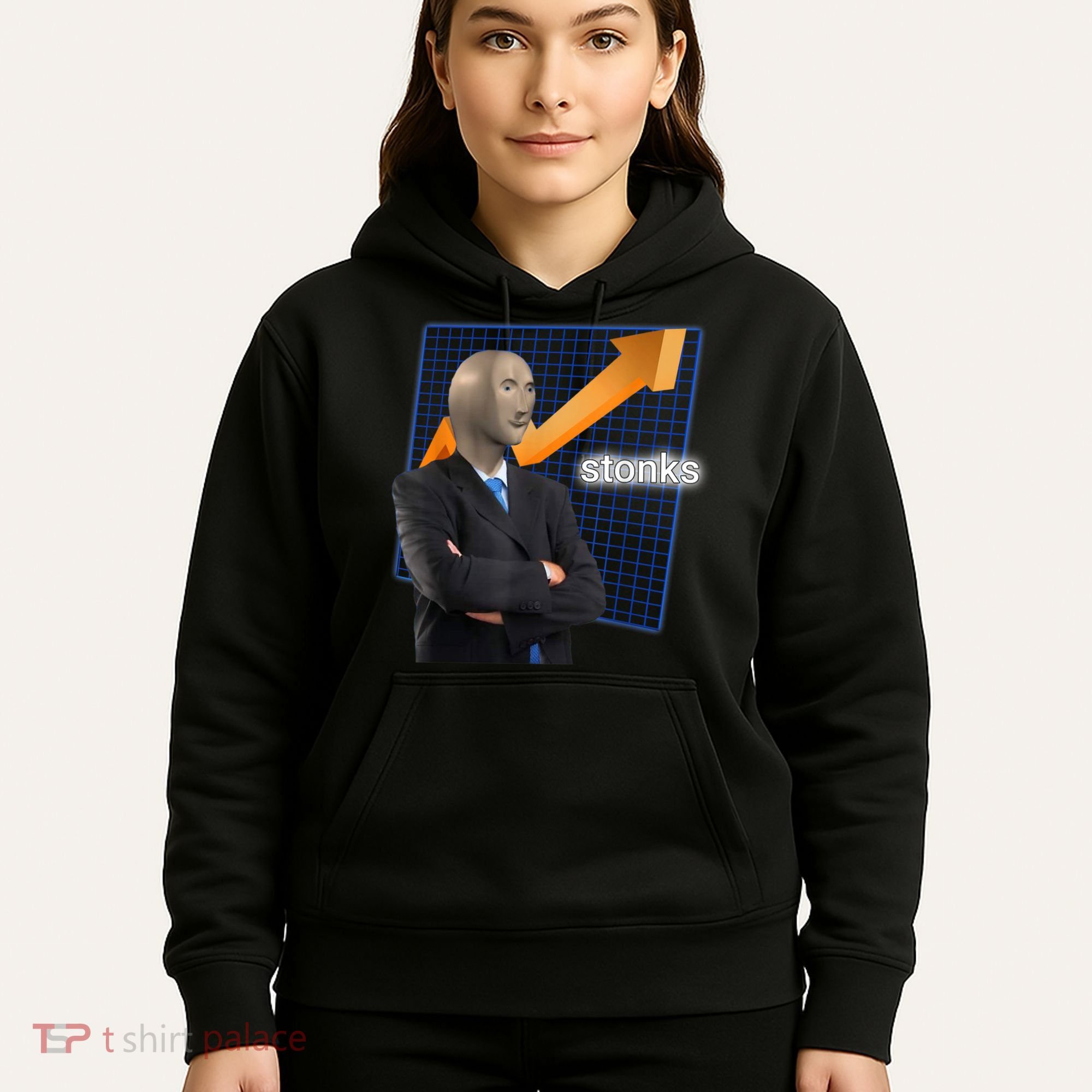 Stonks Surreal Memes Funny Stock Hoodie