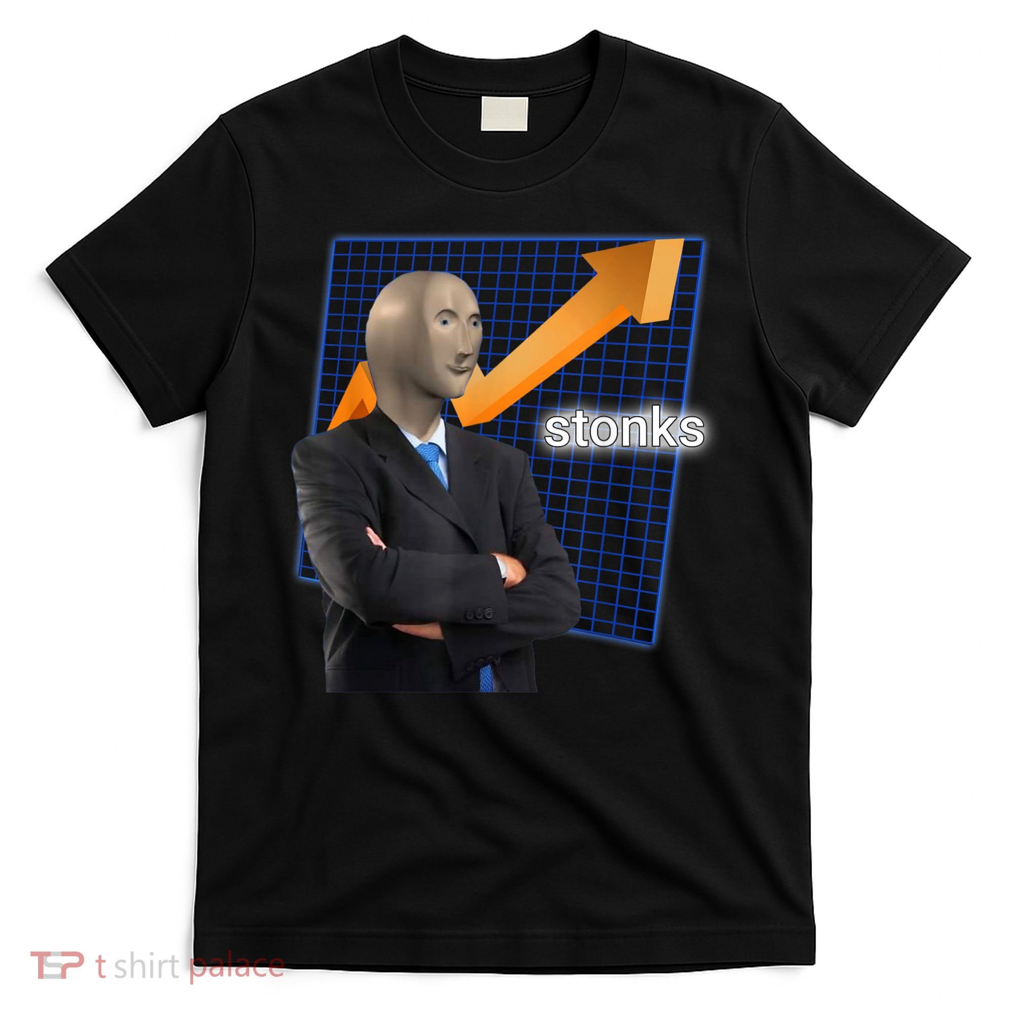 Stonks Surreal Memes Funny Stock T-Shirt