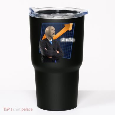 Stonks Surreal Memes Funny Stock Tumbler