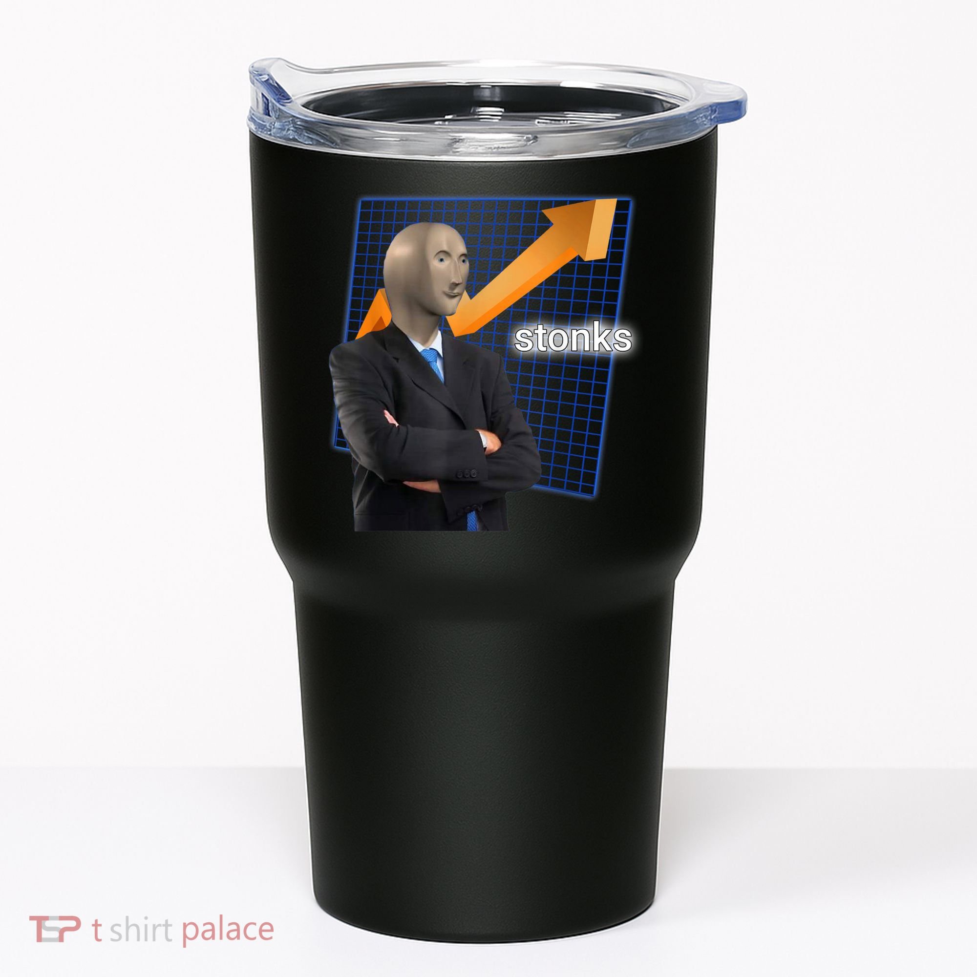 Stonks Surreal Memes Funny Stock Tumbler